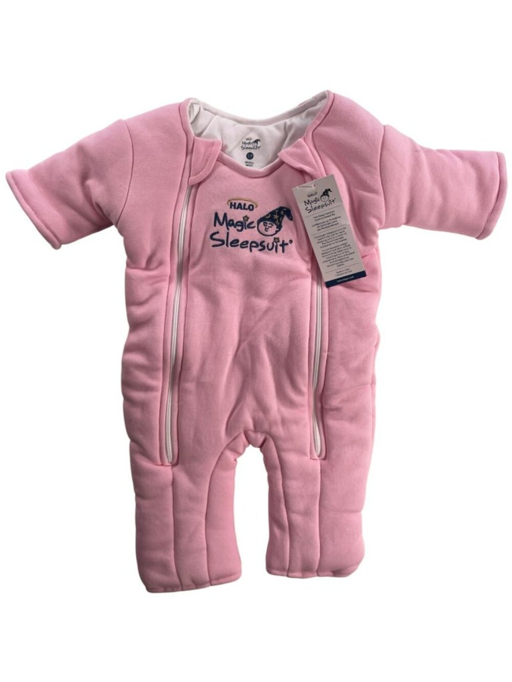 Halo Magic Sleepsuit Small Pink Cotton Infant 12-18lbs Wearable Blanket NEW